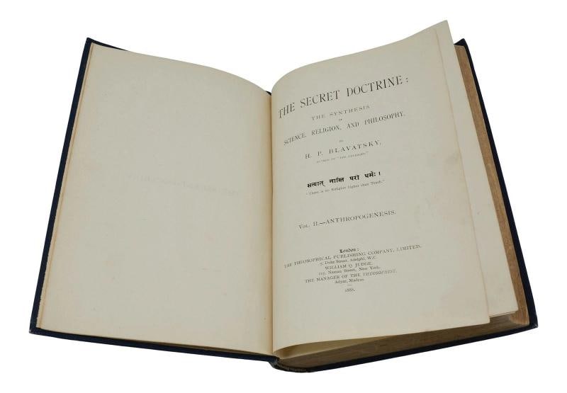 The Secret Doctrine ~ by HELENA BLAVATSKY ~ First Edition ~ 1st Printing 1888 - 8