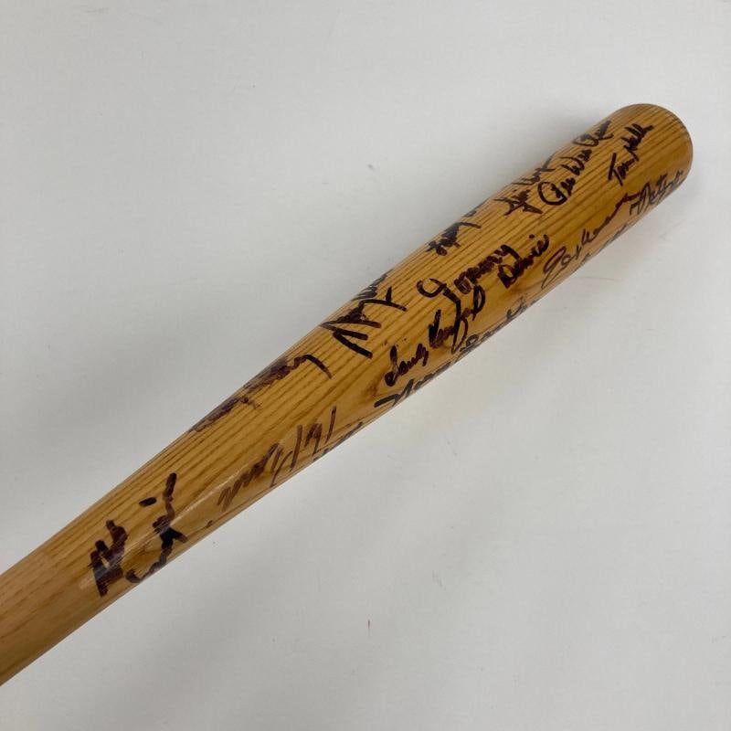 Sandy Koufax Don Drysdale Brooklyn Dodgers HOF Legends Multi Signed Bat Beckett - 7