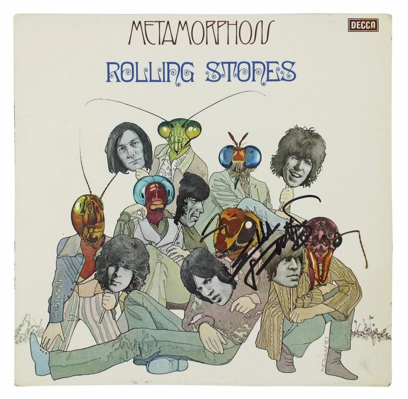 Keith Richards The Rolling Stones Signed Metamorphosis Album Cover BAS #A00798: Object Type: Record,Industry: Music,Original/Reproduction: Original,Autograph Authentication: Beckett,PRODUCT_COA: Beckett,PRODUCT_SIGNED_BY_NAME: Keith Richards,PRODUCT_SIGNED_BY_BRAND: The Rolling S
