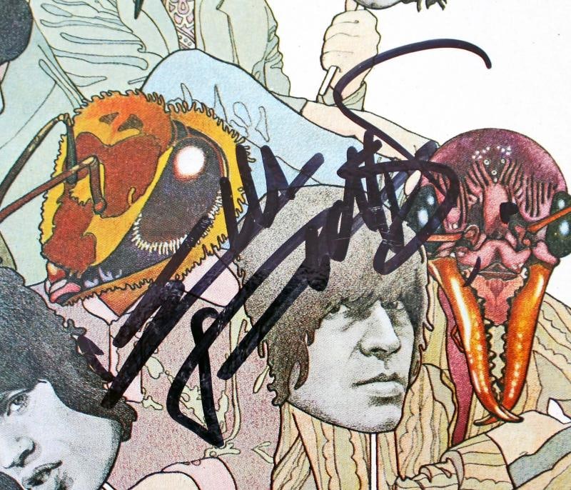 Keith Richards The Rolling Stones Signed Metamorphosis Album Cover BAS #A00798 - 2
