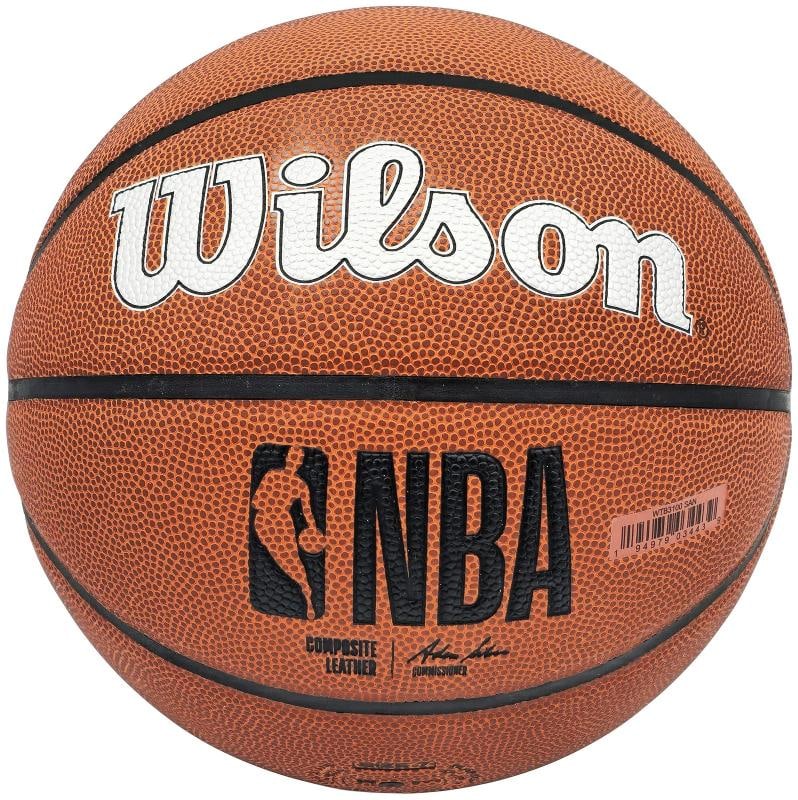 Victor Wembanyama Signed Composite Leather Spurs Logo Basketball Fanatics Holo - 5