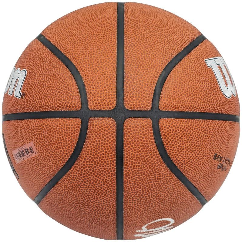 Victor Wembanyama Signed Composite Leather Spurs Logo Basketball Fanatics Holo - 7