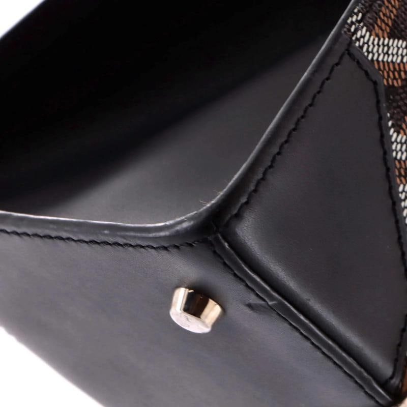 Goyard Saigon Top Handle Bag Coated Canvas with Leather PM - 7