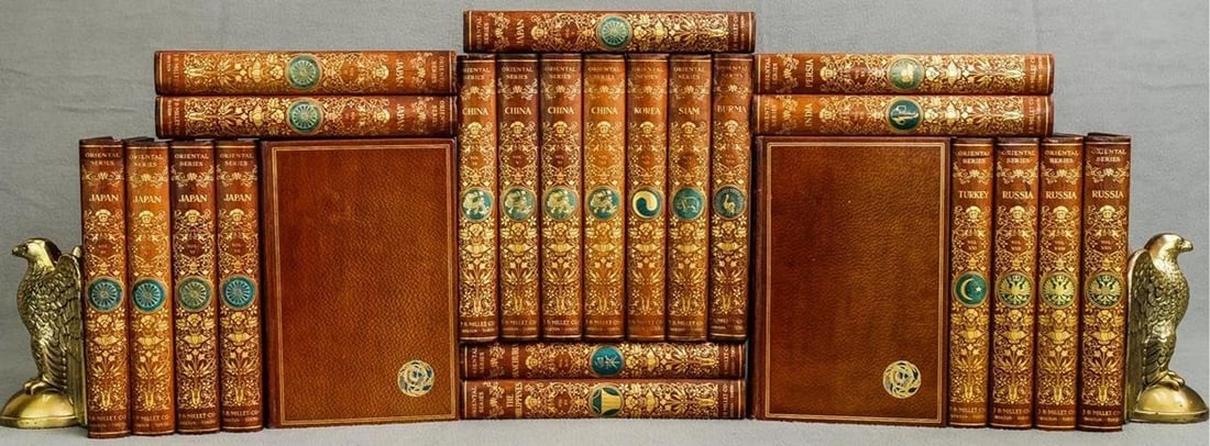 Captain F Brinkley / Oriental Series 1902 White House Edition.: Author: Captain F. Brinkley,Country of Origin: United States of America,Publisher: J. B. Millett Company,Year Printed: 1902,Binding: Hardcover,Subject: Illustrated Oriental Series Author: Captain F.