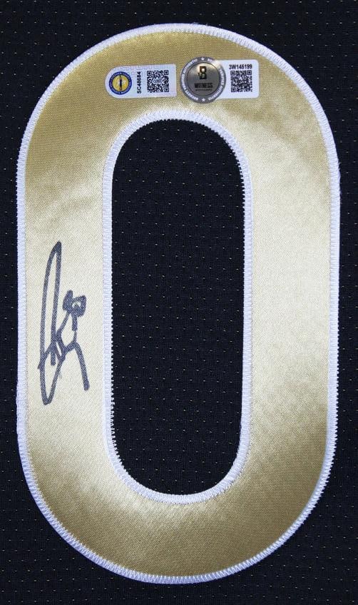 Warriors Stephen Curry Signed Black Jordan Brand Nike SC Edition Jersey BAS Wit - 3