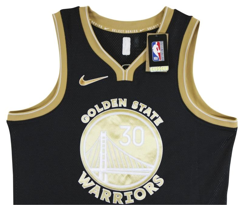 Warriors Stephen Curry Signed Black Jordan Brand Nike SC Edition Jersey BAS Wit - 5