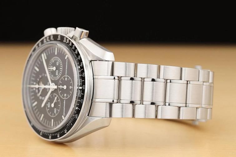 2003 CARD OMEGA SPEEDMASTER PROFESSIONAL MOONPHASE BLACK DIAL 3576.50 B&P WATCH - 4