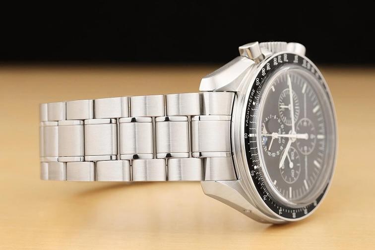 2003 CARD OMEGA SPEEDMASTER PROFESSIONAL MOONPHASE BLACK DIAL 3576.50 B&P WATCH - 8