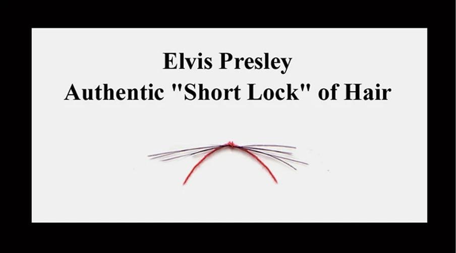 ELVIS PRESLEY Hair Lock CHARITY Signed COA letter Memorabilia Relic ART Music - 5