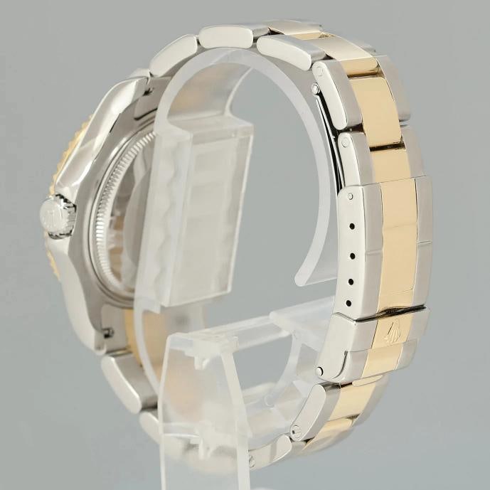 MINT Ladies Rolex Yacht-Master 168623 35mm Yellow Gold Two Tone White Watch Box - 4