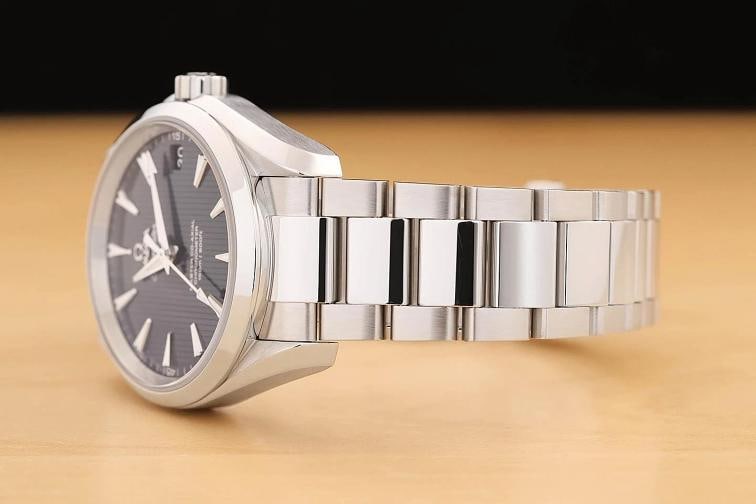 OMEGA SEAMASTER AQUA TERRA 150M 231.10.39.21.03.002 BLUE TEAK STEEL B&P WATCH - 4