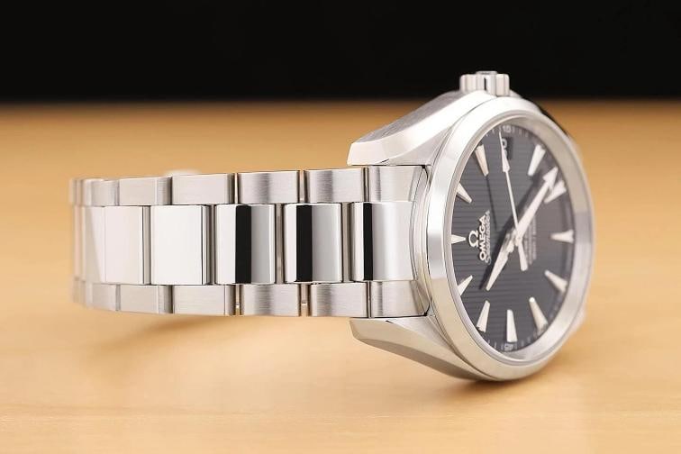 OMEGA SEAMASTER AQUA TERRA 150M 231.10.39.21.03.002 BLUE TEAK STEEL B&P WATCH - 6