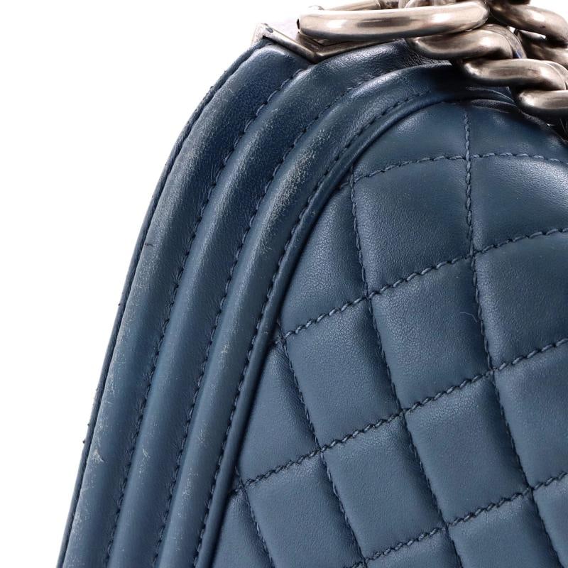 Chanel Boy Flap Bag Quilted Lambskin New Medium - 6