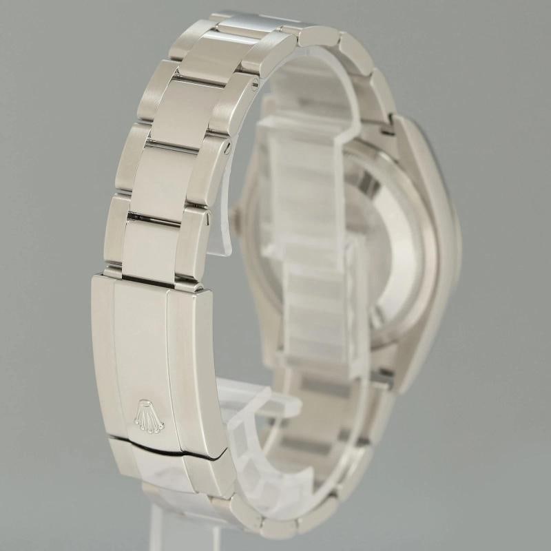 2024 NEW PAPERS Blue Motif Rolex DateJust 36mm 126200 Steel Oyster Band Watch - 6