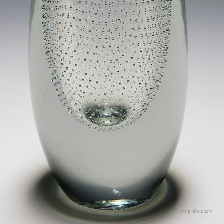 Vintage Art Glass Vase by Gunnel Nyman for Nuutajarvi Notsio - 5