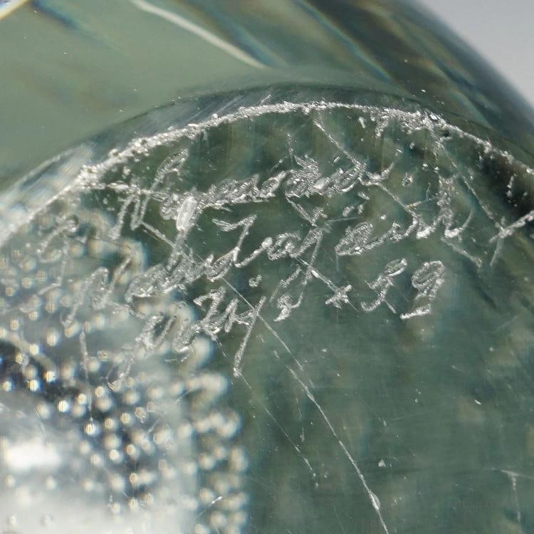Vintage Art Glass Vase by Gunnel Nyman for Nuutajarvi Notsio - 9