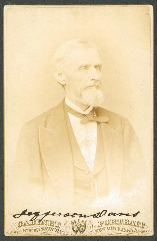 Jefferson Davis Authentic Signed Cabinet 4x6.25 Photo JSA - 5