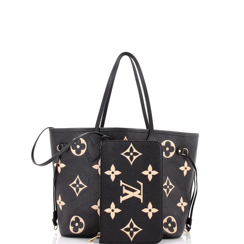 Louis Vuitton Neverfull NM Tote Bicolor Monogram Empreinte Giant MM - 2