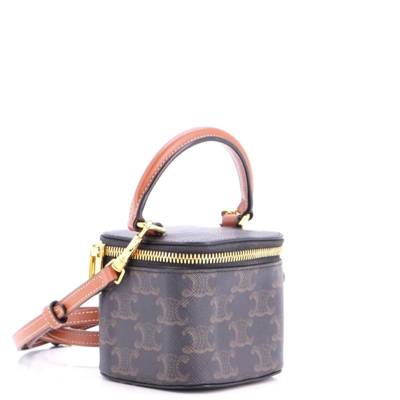 Celine Top Handle Square Vanity Case Triomphe Coated Canvas Mini - 2