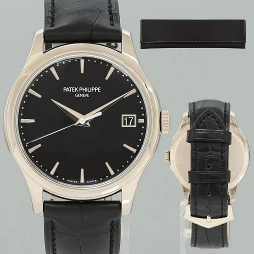 MINT Patek Philippe 5227G 39mm White Gold Black Dial Leather Watch Box (1 of 7)