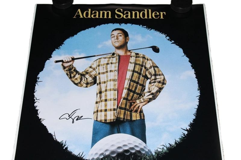 ADAM SANDLER SIGNED HAPPY GILMORE 24x36 F/S FULL-SIZE MOVIE POSTER 2 BECKETT COA - 4