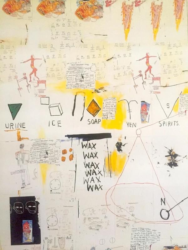 JEAN MICHEL BASQUIAT RARE LITHOGRAPH PRINT EXHBT POSTER ICARUS ESSO 1986 - 5