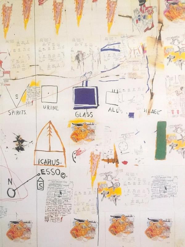 JEAN MICHEL BASQUIAT RARE LITHOGRAPH PRINT EXHBT POSTER ICARUS ESSO 1986 - 6