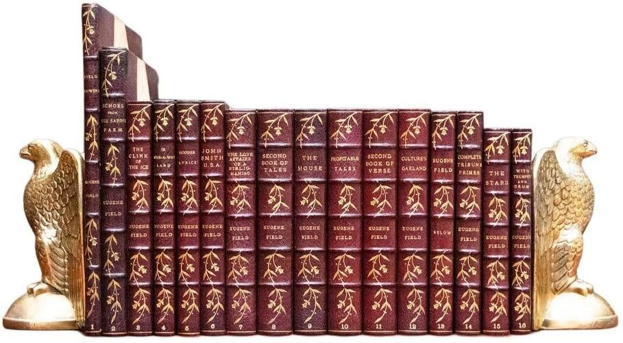 Eugene Field / A Uniform Bound Collection of Early Printings 1st Edition 1887: Author: Eugene Field,Country of Origin: United States of America,Publisher: Ticknor and Company,Year Printed: 1887,Special Attributes: 1st Edition,Binding: Leather,Original/Facsimile: Original A Unifo