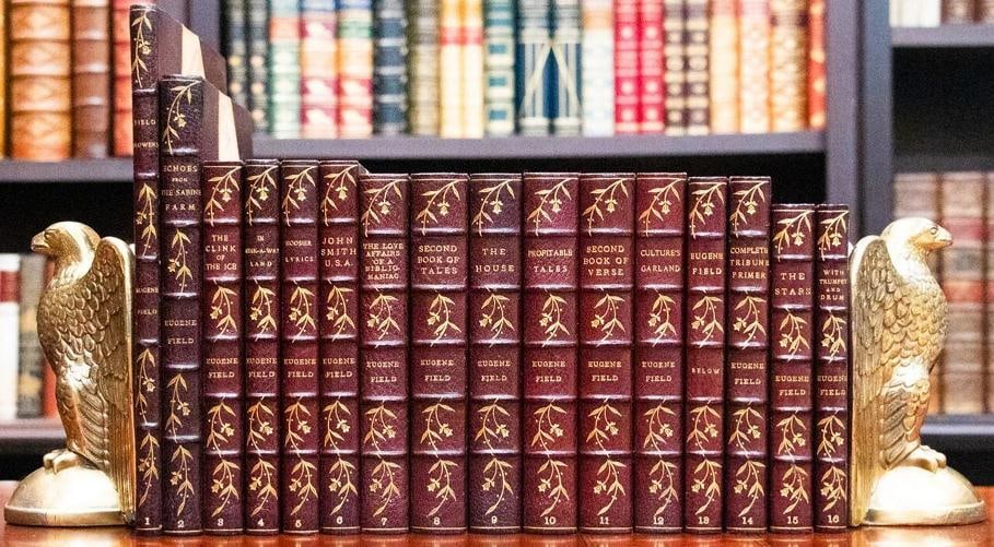 Eugene Field / A Uniform Bound Collection of Early Printings 1st Edition 1887 - 9