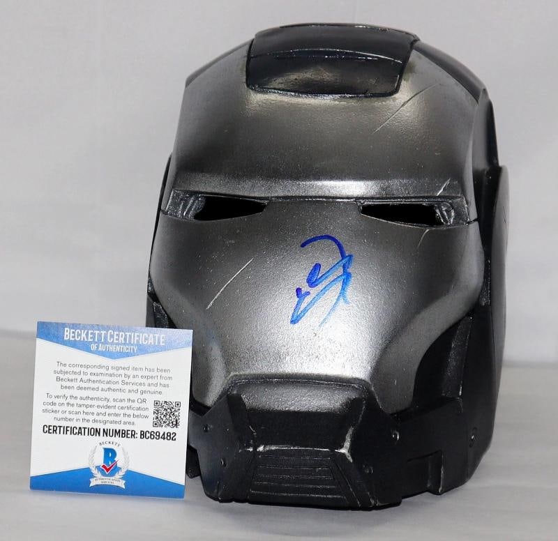 Don Cheadle Autographed Signed War Machine Helmet Mask Iron Man Beckett PSA (1 of 6)