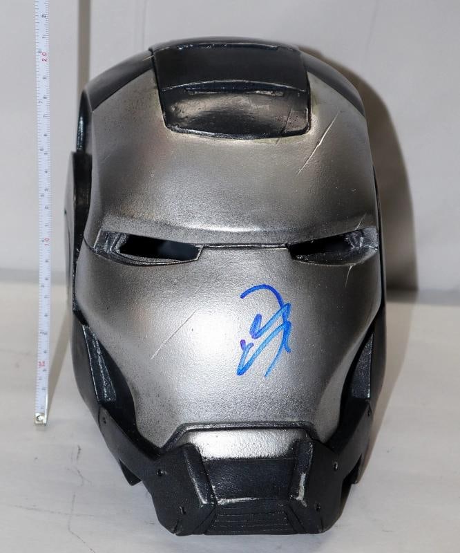 Don Cheadle Autographed Signed War Machine Helmet Mask Iron Man Beckett PSA - 2