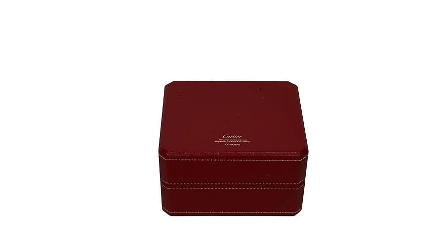 CARTIER TANK MC W5330004 34MM BLACK ROMAN STAINLESS STEEL LEATHER WATCH - 12