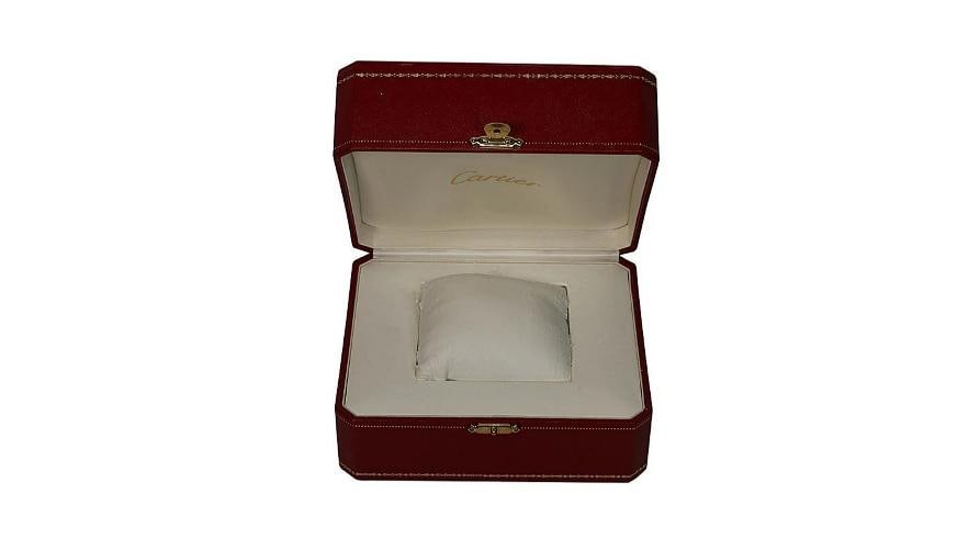 CARTIER TANK MC W5330004 34MM BLACK ROMAN STAINLESS STEEL LEATHER WATCH - 14