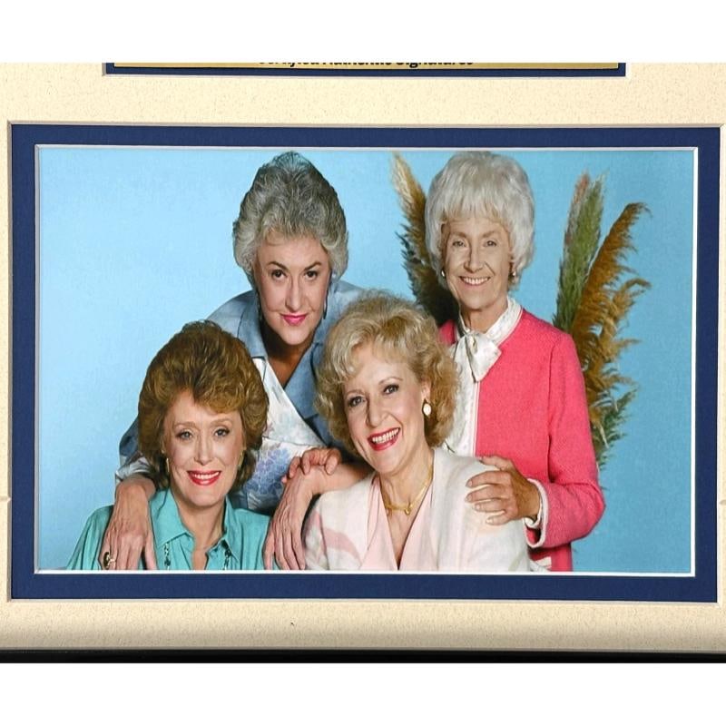 The Golden Girls Cast Signed 8x10 Photos Framed Signed Betty White Arthur JSA - 10