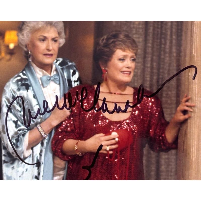 The Golden Girls Cast Signed 8x10 Photos Framed Signed Betty White Arthur JSA - 3