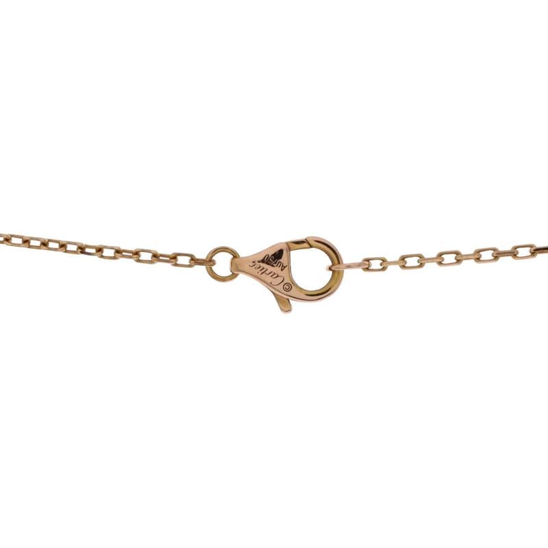 Cartier Juste un Clou Pendant Necklace 18K Rose Gold and Pave Diamonds - 3