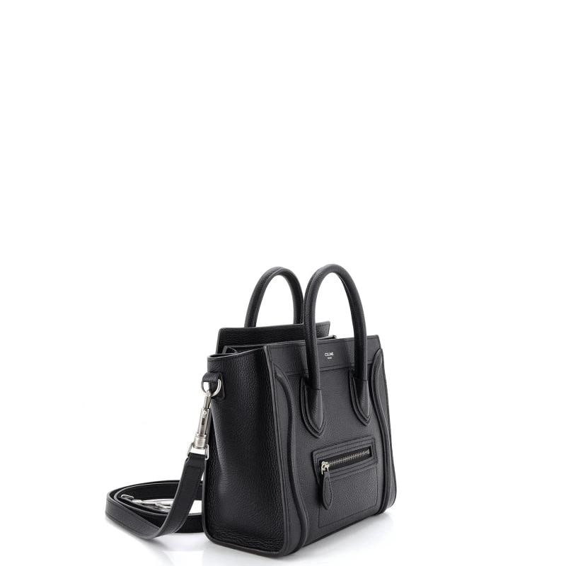 Celine Luggage Bag Grainy Leather Nano - 2