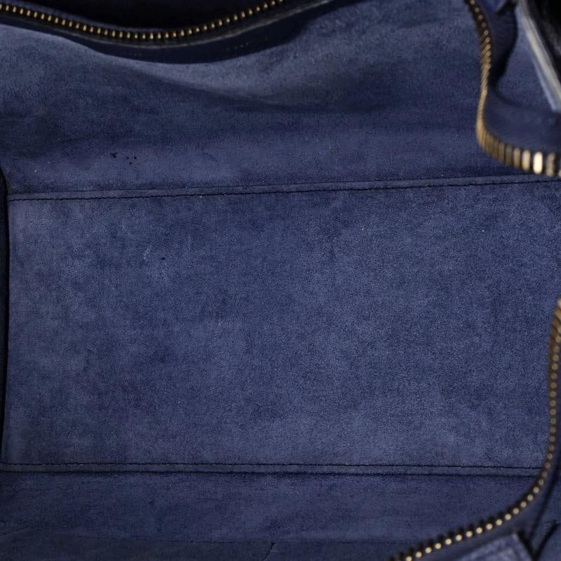 Celine Luggage Bag Grainy Leather Micro - 5