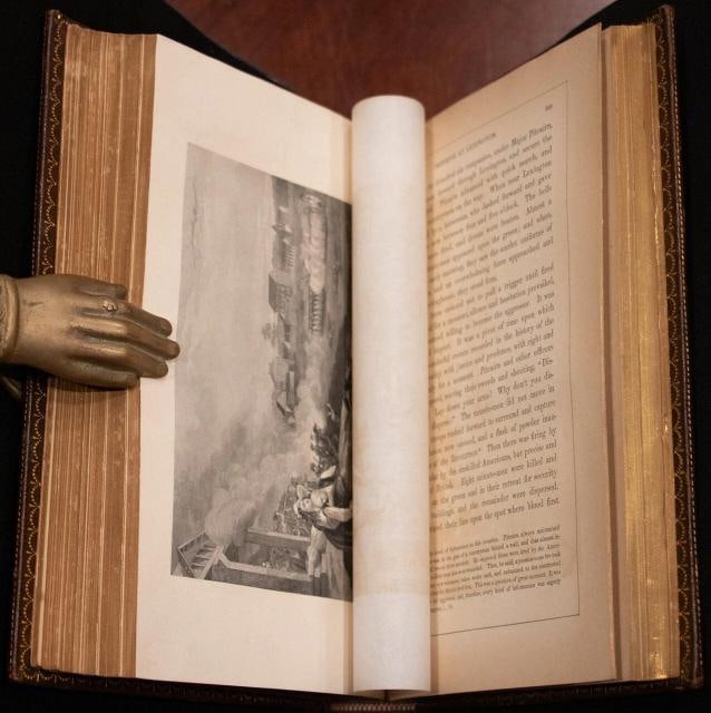 1870 George Washington and the American Republic 1stED Fine Leather Illustrated - 13
