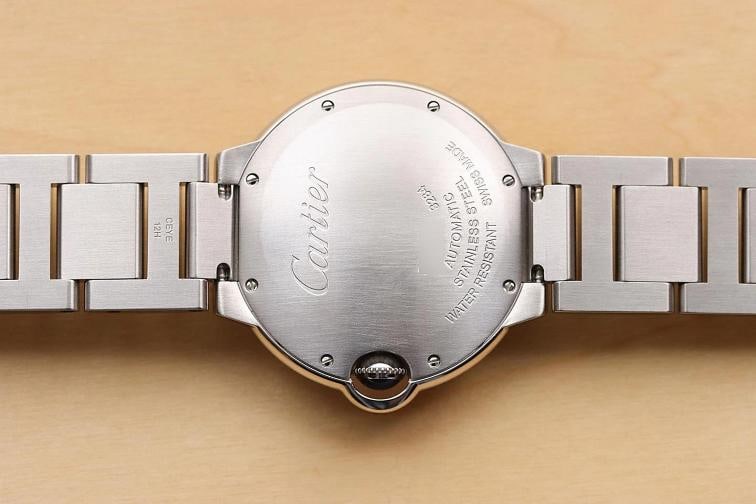2018 CARTIER BALLON BLEU 36MM W4BB0017 SILVER ROMAN DIAMOND STEEL WATCH - 11