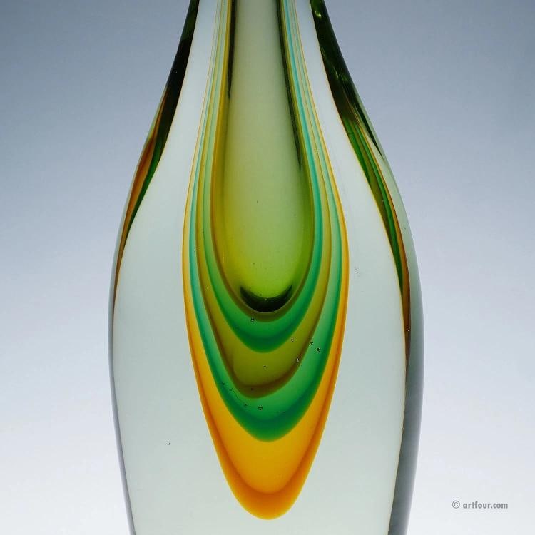Alfredo Barbini Large Vetro Sommerso Vase Venice ca. 1960s - 5