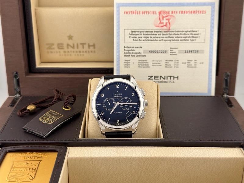 Zenith Grande Class El Primero 03.0520.4002 44mm Black Dial Steel Box Paper (1 of 15)