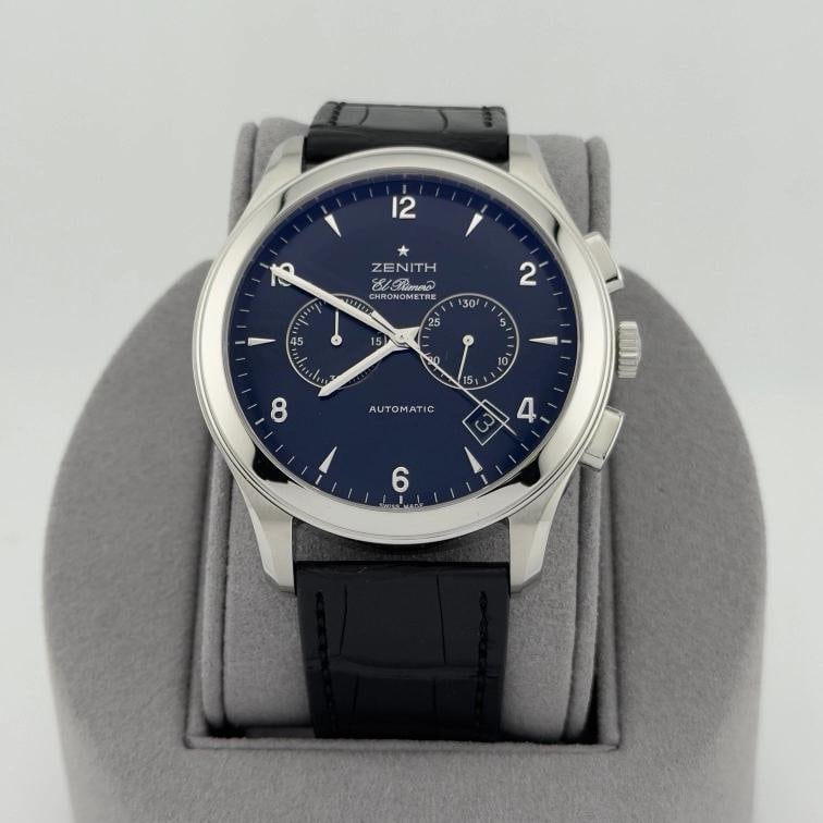 Zenith Grande Class El Primero 03.0520.4002 44mm Black Dial Steel Box Paper - 3