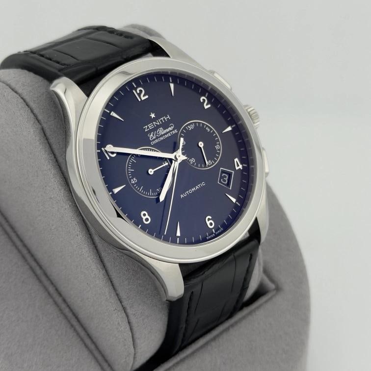 Zenith Grande Class El Primero 03.0520.4002 44mm Black Dial Steel Box Paper - 5