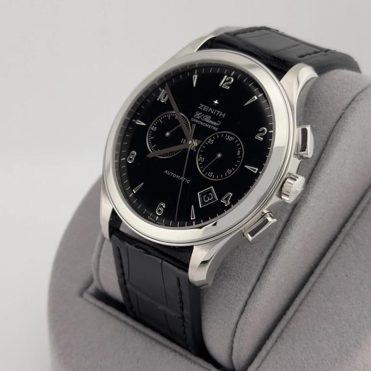 Zenith Grande Class El Primero 03.0520.4002 44mm Black Dial Steel Box Paper - 6