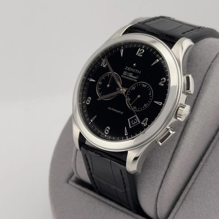 Zenith Grande Class El Primero 03.0520.4002 44mm Black Dial Steel Box Paper - 7