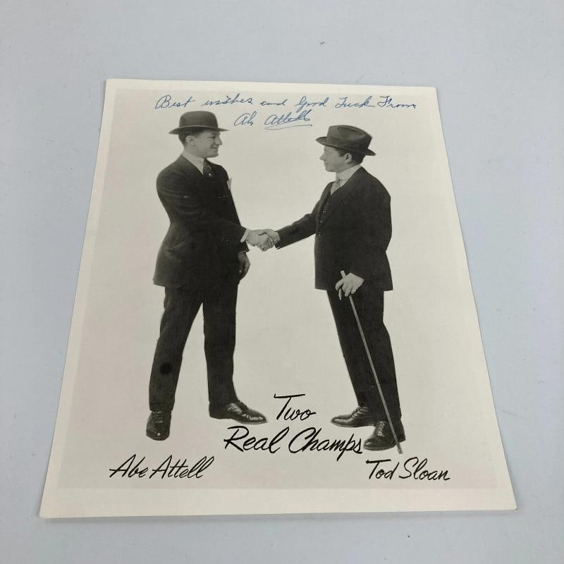 Abe Attell Signed Autographed 1920's 8x10 Photo Boxing Legend JSA COA - 2