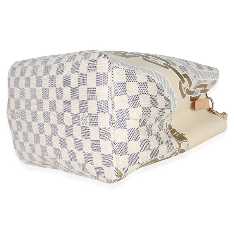 Louis Vuitton Damier Azur Canvas Nautical Ropes Neonoe MM - 3