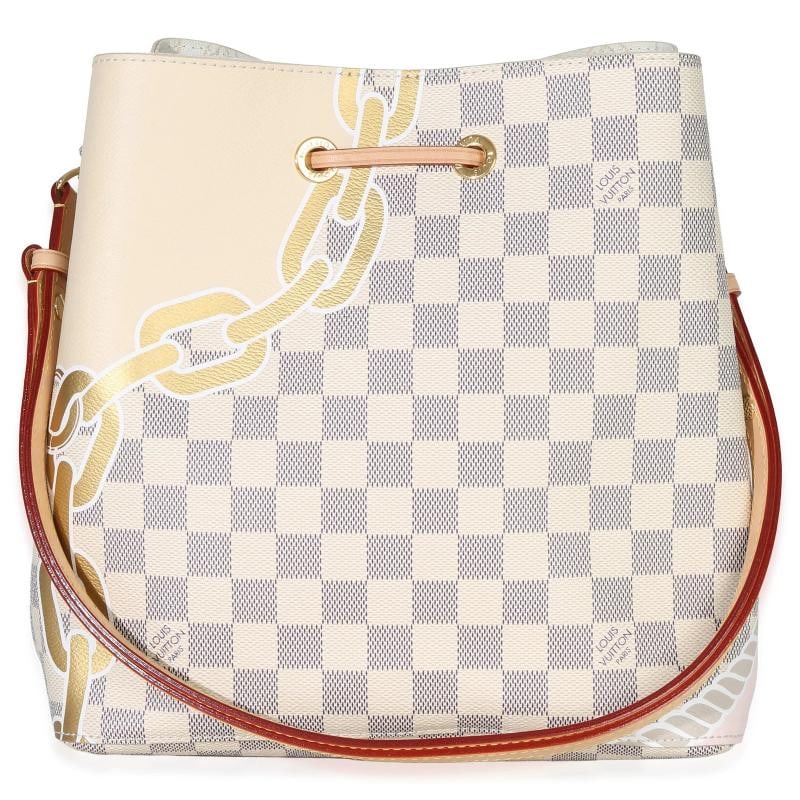 Louis Vuitton Damier Azur Canvas Nautical Ropes Neonoe MM - 4