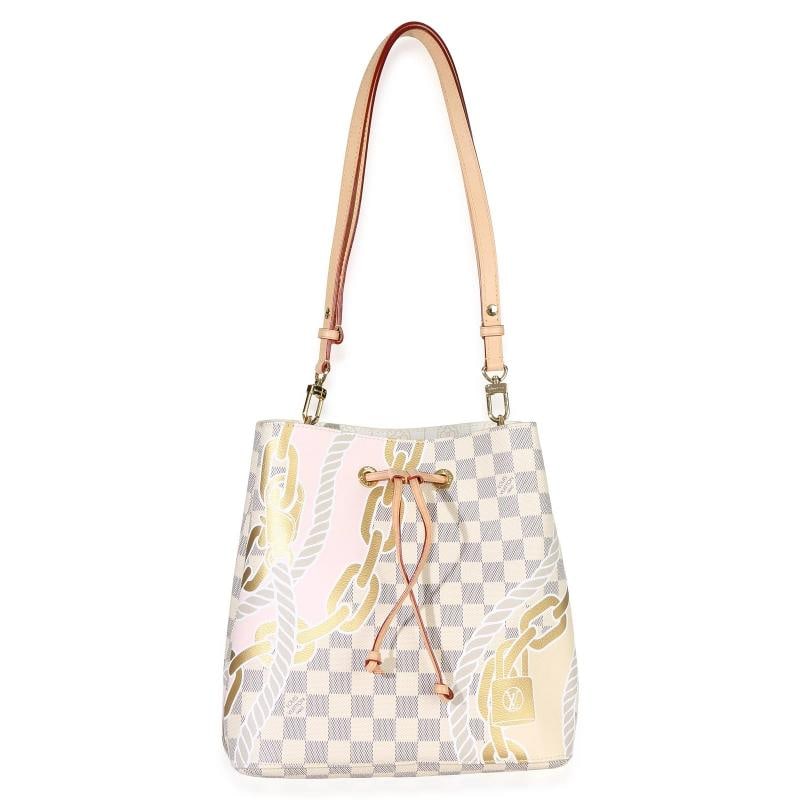 Louis Vuitton Damier Azur Canvas Nautical Ropes Neonoe MM - 5